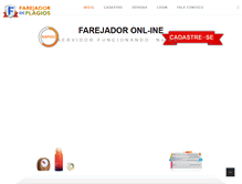 Tablet Screenshot of farejadordeplagios.com.br